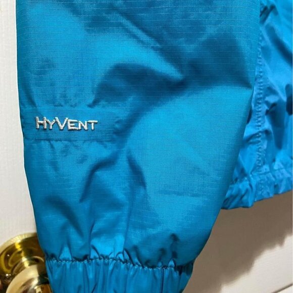 The North Face HyVent Windbreaker Waterproof Blue Jacket Women's Size Small - Picture 3 of 7